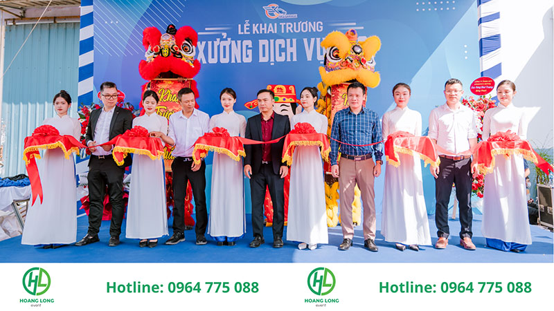 dịch vụ cho thuê bộ cắt băng khai trương 